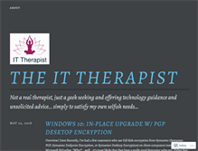 Tablet Screenshot of ittherapist.net